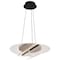 Nuvo Geneva, 18 Inch LED Pendant, Matte Black, Silk Screened Acrylic Lens 62/2025 - alternate 5